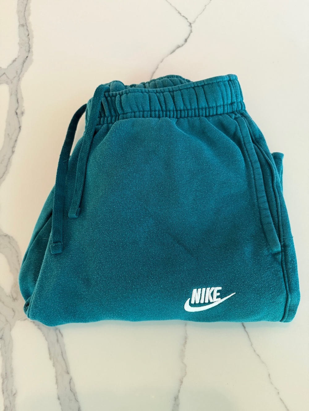 Nike Teal Track Womens Joggers with White Logo size M